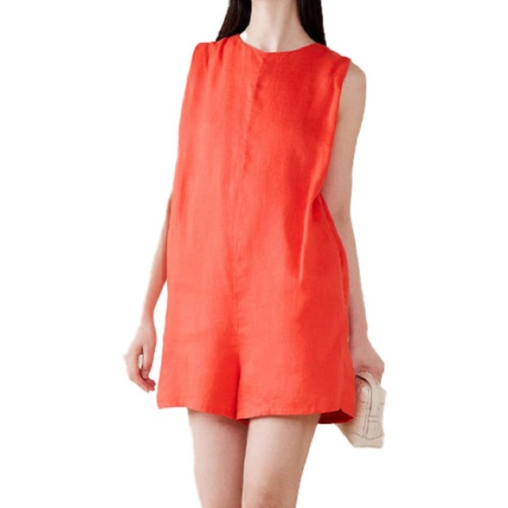 Banana Republic Pinnacles Linen Romper